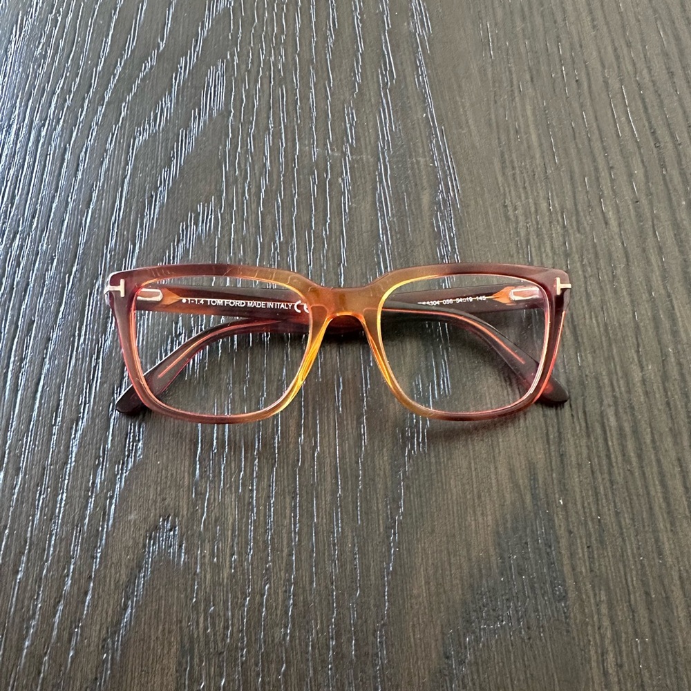 Unisex Tom Ford Amber Gradient Eyewear